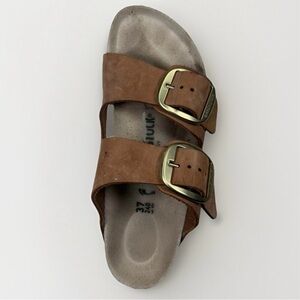 Birkenstock Arizona Sandal Brown Leather EU 37 Single Right Shoe Only